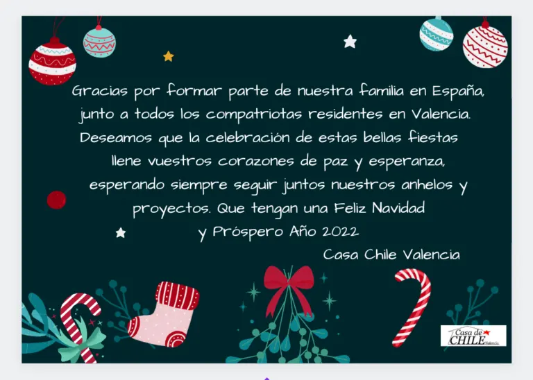 tarjeta de navidad 2022